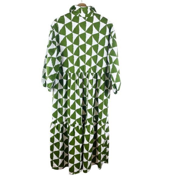Anthropologie Bettina Tiered Shirt Dress by Maeve 1X New - Picture 6 of 10